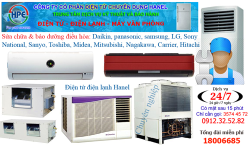 Sửa điều hòa treo tường, điều hòa cây đứng, điều hòa trung tâm và công nghiệp Sửa điều hòa treo tường, điều hòa cây đứng, điều hòa trung tâm và công nghiệp